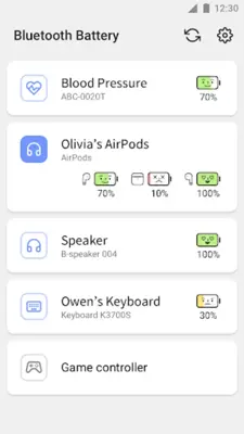 Bluetooth Battery android App screenshot 1